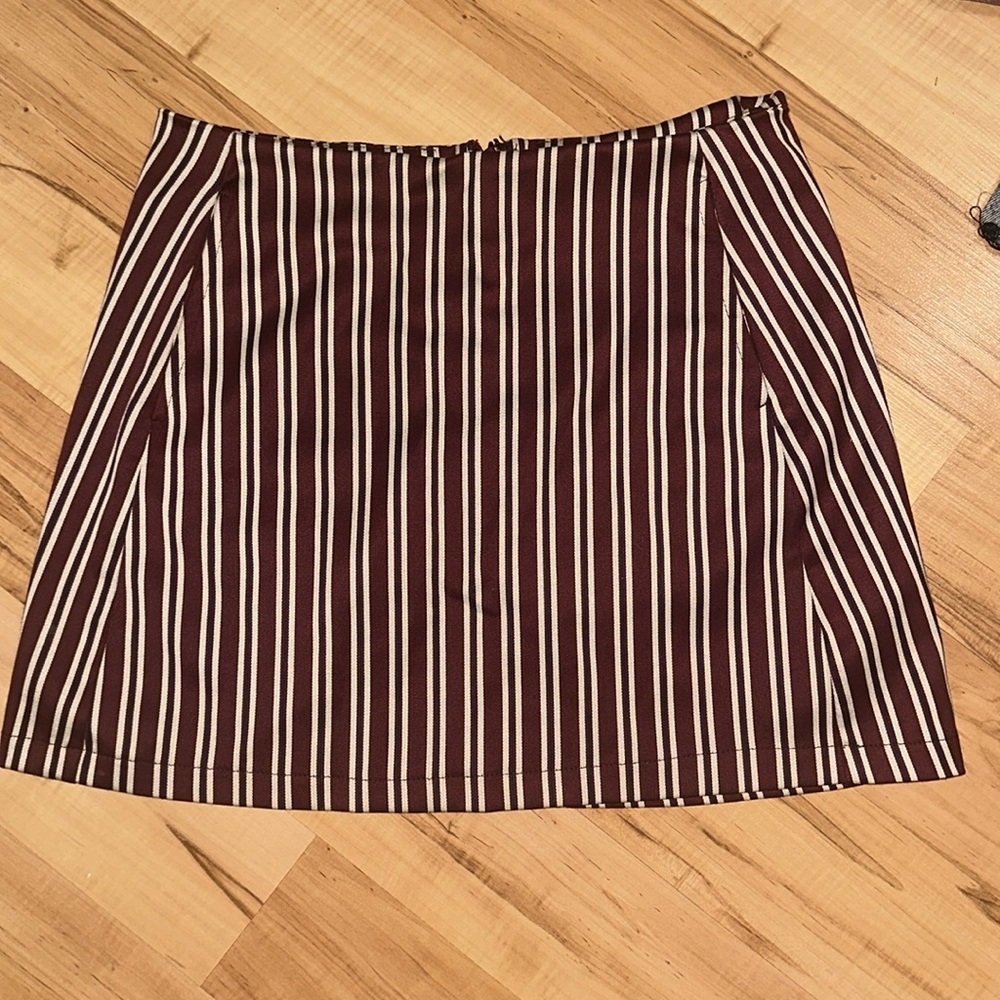 Striped Mini Skirt
